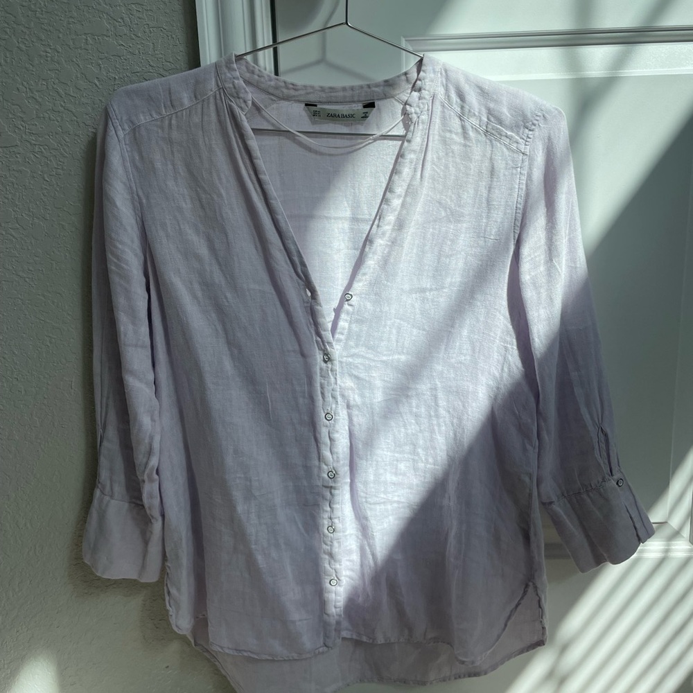 Zara linen shirts